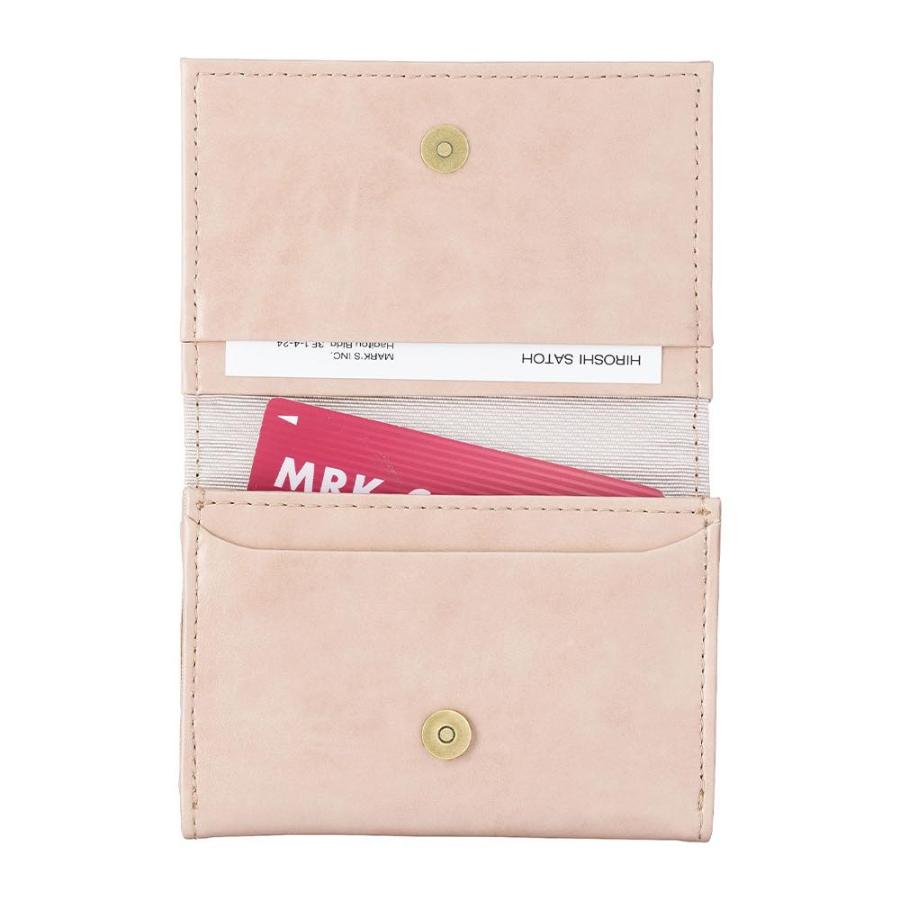 名刺ケース カードケース ステーショナリー おしゃれ かわいい 大人 お仕事女子 オフィス Velessera ヴェレセラ 30枚収納 大容量 マークス | MARK'S | 08