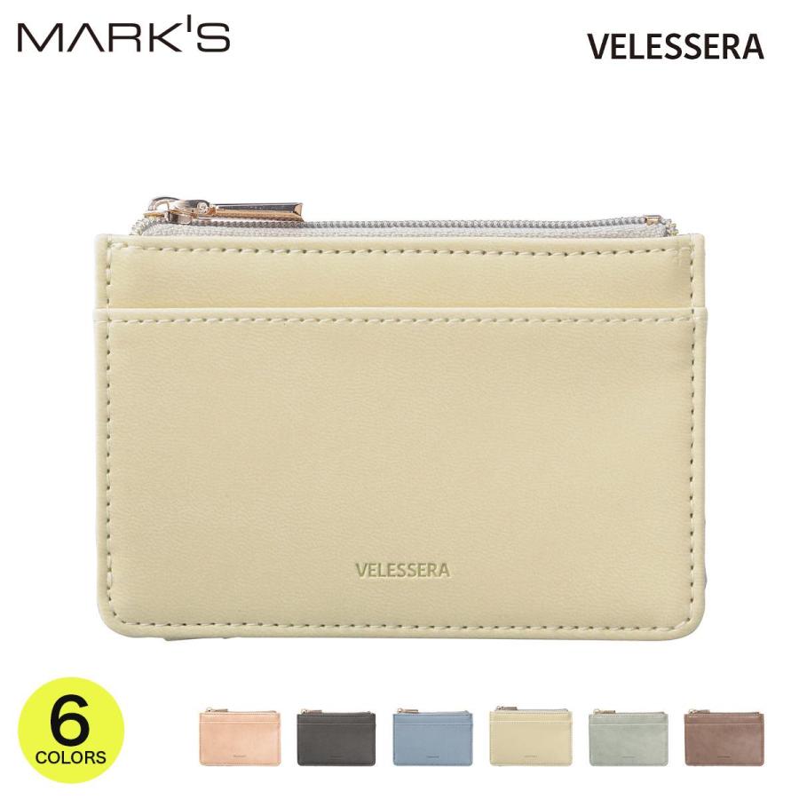 ヴェレセラ マークス カードケース Velessera スリムタイプ コンパクト 小銭入れ ビジネス レディース PUレザー 薄型 スリム ミニ財布 名刺入れ ギフト | MARK'S