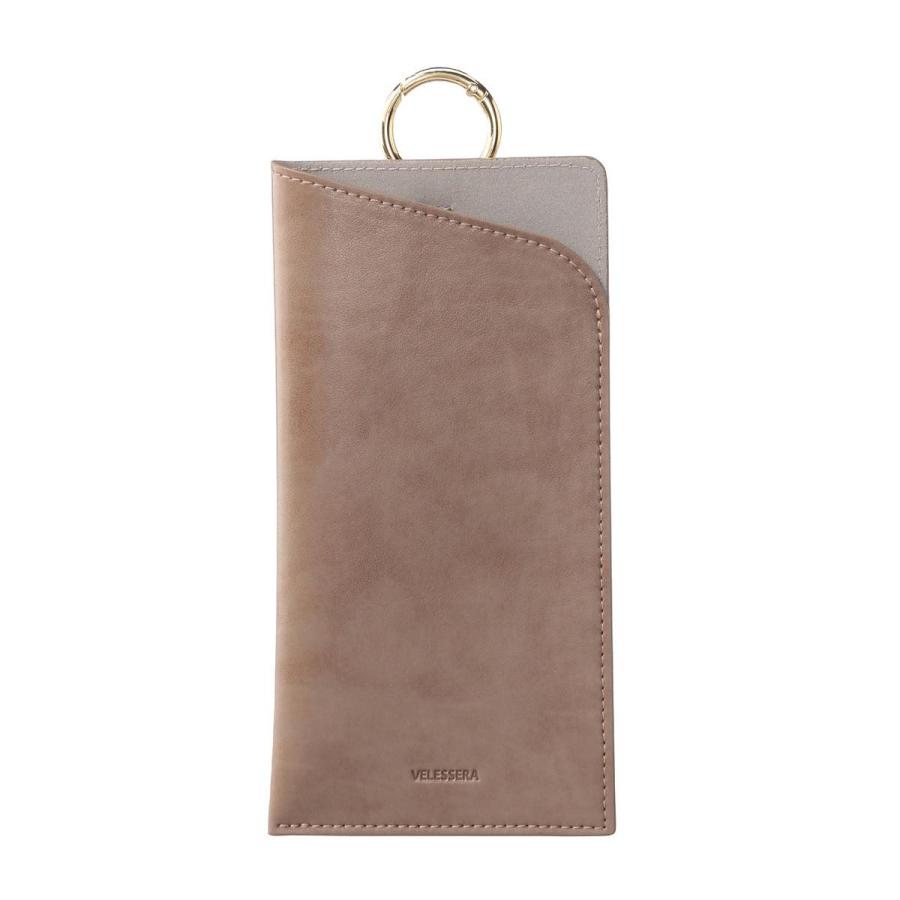 ヴェレセラ マークス カラビナ付きメガネケース Velessera 眼鏡入れ グラスケース スリムタイプ コンパクト ビジネス レディース カラビナ付き PUレザー | MARK'S | 06