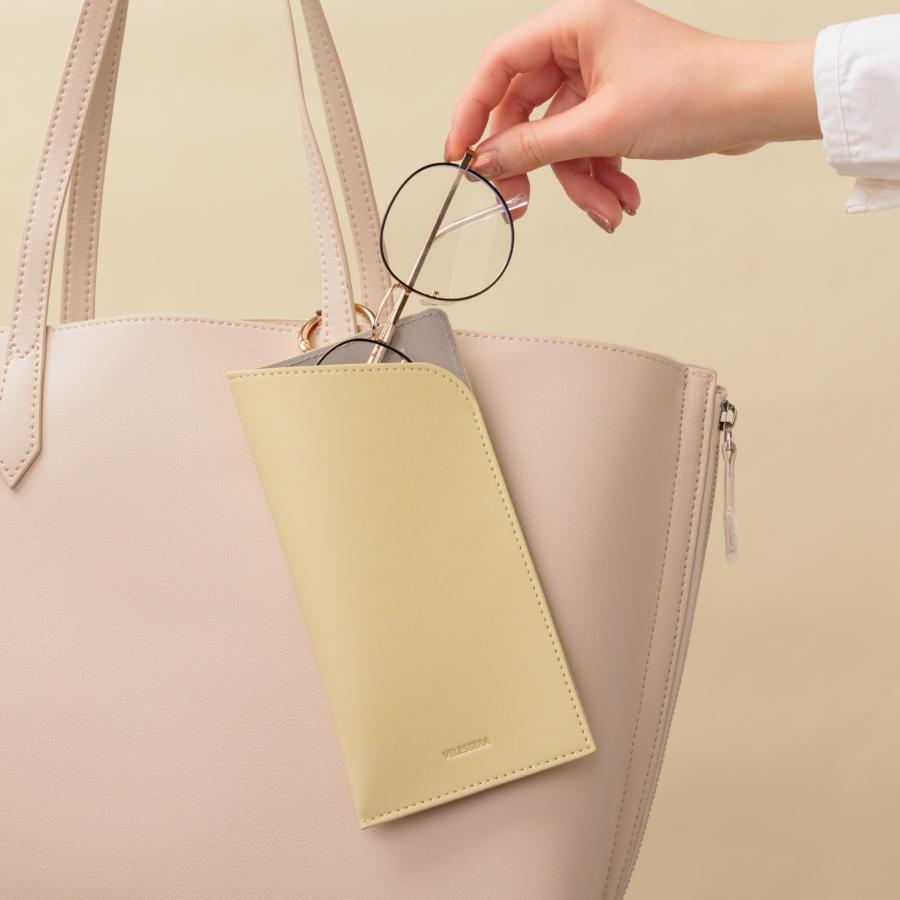 ヴェレセラ マークス カラビナ付きメガネケース Velessera 眼鏡入れ グラスケース スリムタイプ コンパクト ビジネス レディース カラビナ付き PUレザー | MARK'S | 11