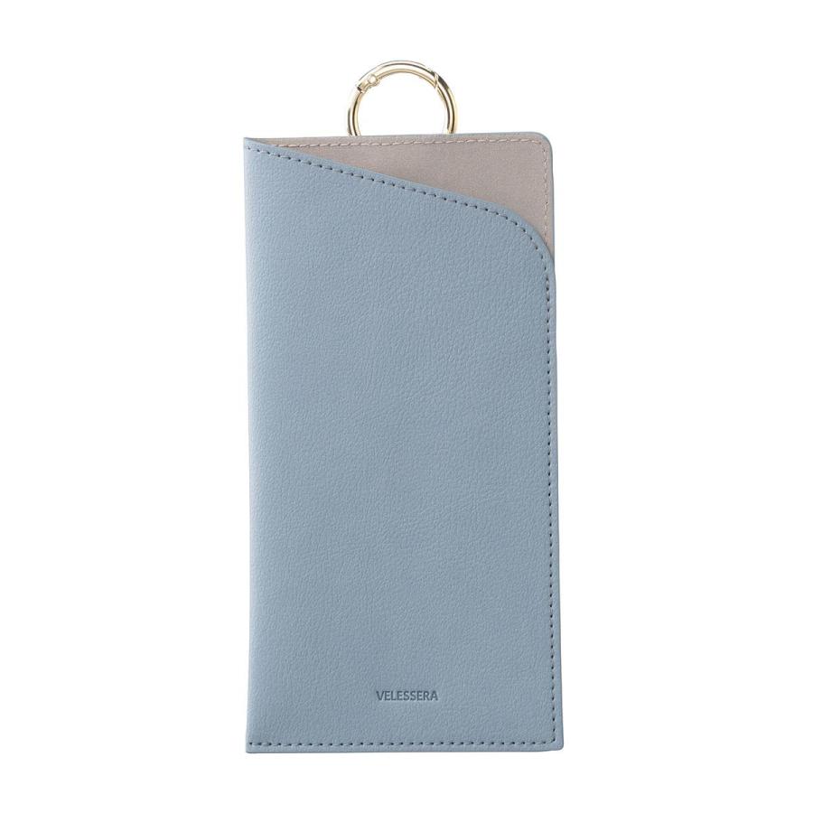 ヴェレセラ マークス カラビナ付きメガネケース Velessera 眼鏡入れ グラスケース スリムタイプ コンパクト ビジネス レディース カラビナ付き PUレザー | MARK'S | 03