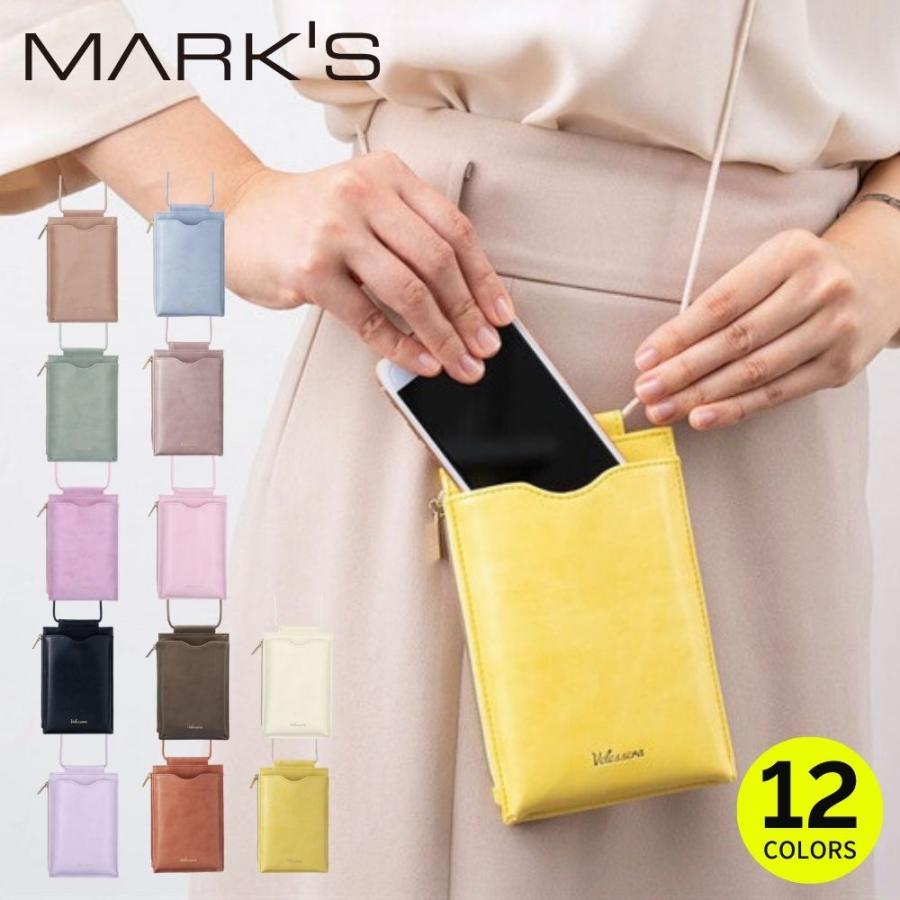 MARK'S スマホショルダー マルチポーチ バッグ ミニ 小銭
