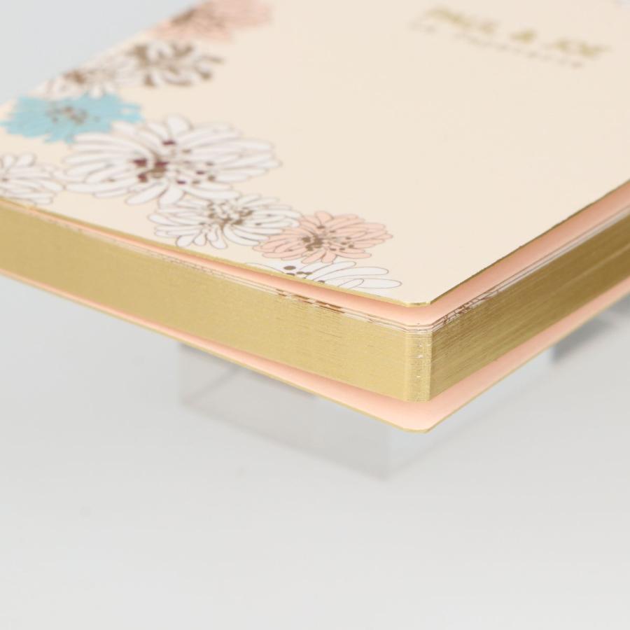 ポール ＆ ジョー ラ・パペトリー B7変型ミニノートクリザンテーム・アイボリー 5mm幅 方眼 ノート メモ帳 花柄 ポールアンドジョー おしゃれ | PAUL&JOE | 05