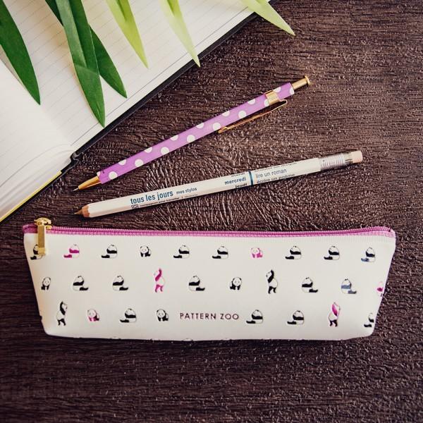 ペンケース 筆箱 パターン ズー パンダ かわいい ピンク マークス Zrnbs Pec02 Pk Online Mark S 通販 Yahoo ショッピング