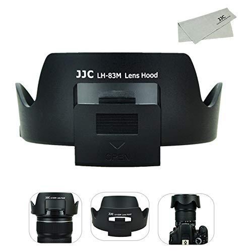 JJC 可逆式 レンズフード Canon EF 24-105mm F3.5-5.6 IS STM 気質アップ USM II フィルター調整可能 amp; F4L 用 レンズ 販売 互換 EW-83M