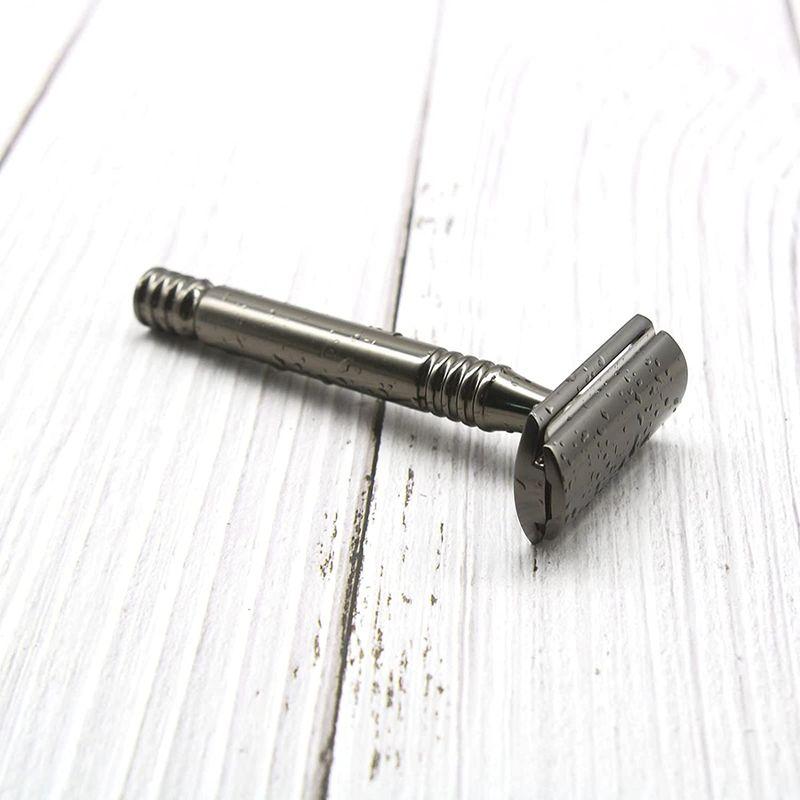 SALE／93%OFF】【SALE／93%OFF】両刃剃刀カミソリ、金属製クラシック