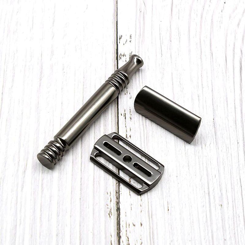 SALE／93%OFF】【SALE／93%OFF】両刃剃刀カミソリ、金属製クラシック