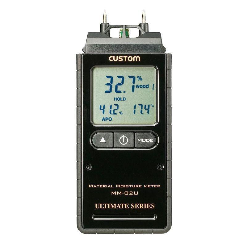 カスタム　(CUSTOM)　デジタル水分計　周囲温度測定機能付き　アルティメットシリーズ　MM-02U