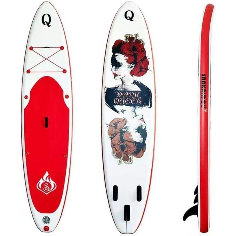 SUP パドル ボード インフレータブル サーフ ボード 積載 200kg 初心者 中級者 滑り止め (女王本体) ボード パドル インフレータブル サーフ 積載 200kg 初心者 中級者 滑り止め 女王本体