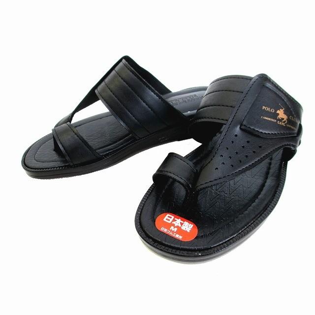 ポロクラブ Polo Club １８２４ メンズ ベンハーサンダル 日本製 紳士サンダル つっかけ 運転 紳士 鼻緒サンダル トングサンダル ブラック チョコ キャメル 38 14 マスヤ靴店アビーロード支店 通販 Yahoo ショッピング