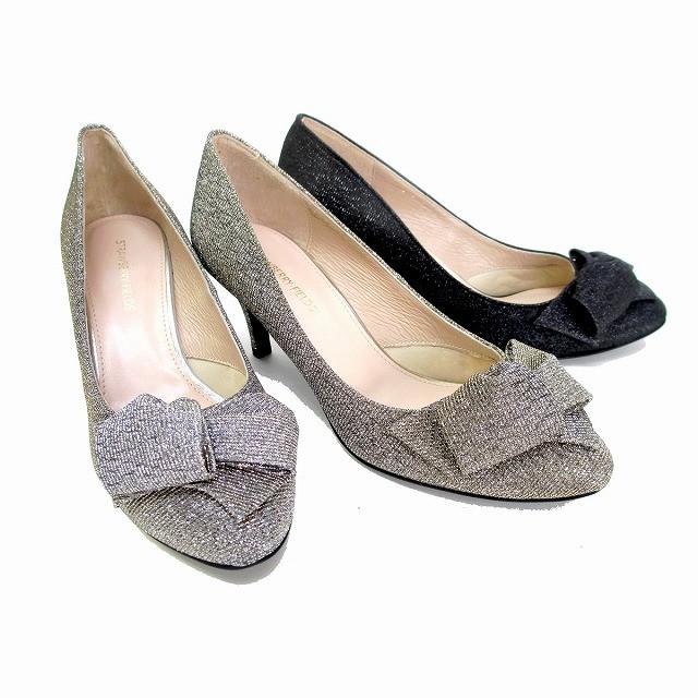 送料無料 ストロベリーフィールズ Strawberry Fields St3572 レディース リボン アーモンドトゥ パーティー靴 フォーマル靴 ブラックf ゴールドf シルバーf 40 3572 マスヤ靴店アビーロード支店 通販 Yahoo ショッピング