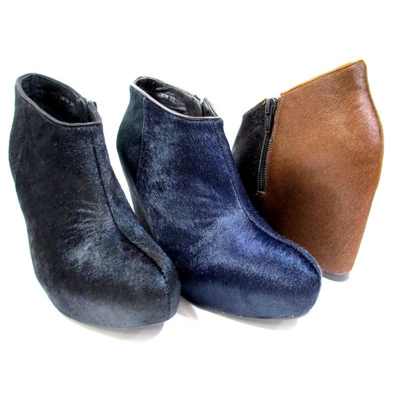 送料無料 ストロベリー フィールズ Strawberry Fields Strawberry Fields 7876 レディース ハラコ アンクルブーツ 厚底ウエッジヒール 40 7876 マスヤ靴店アビーロード支店 通販 Yahoo ショッピング