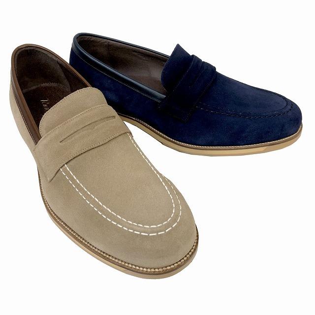 送料無料 アシックス ランウォーク RUNWALK runwalk MB135D 1231A135 メンズ 3E コインローファー ラウンド ディープオーシャン(401) ベージュ(251)