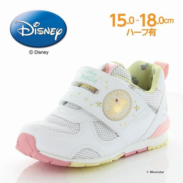 送料無料 Moonstar ムーンスター ディズニー プリンセス ガールズ 女の子 子供 シューズ 靴 キッズ Ms C2292dn 白 ラプンツェル スニーカー ホワイト ポイント10倍