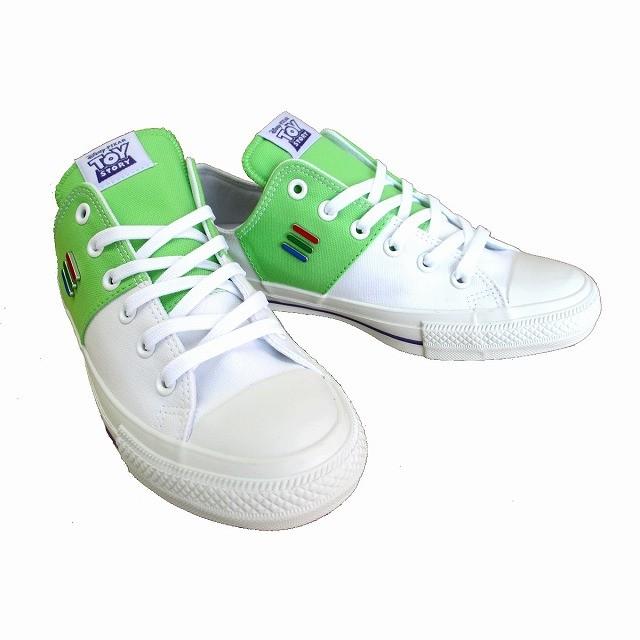 コンバース Converse オールスター 100 トイ ストーリー Bl Ox ホワイト グリーン Converse All Star 100 Toy Story Bl Ox メンズ スニーカー Cvw G54 マスヤ靴店アビーロード支店 通販 Yahoo ショッピング