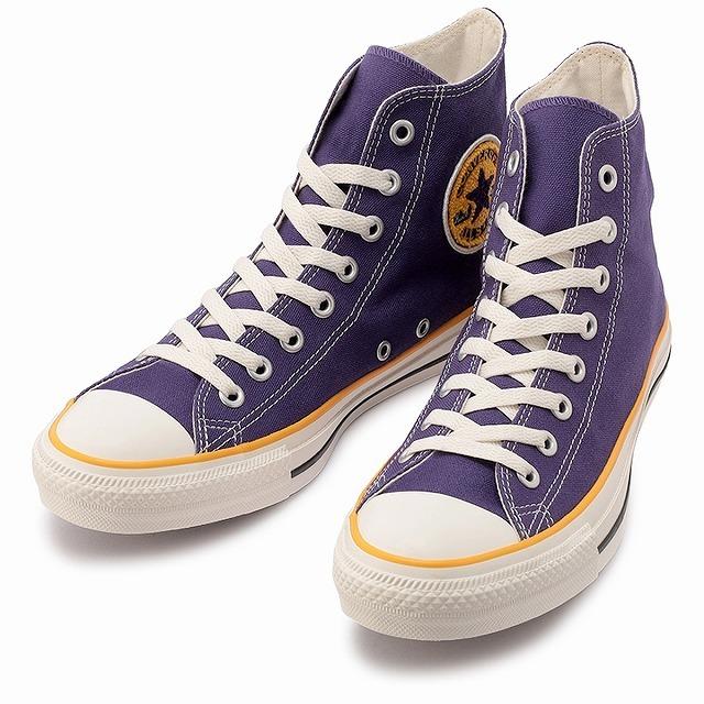 STAR　レディース　STAJANWAPPEN　メンズ　HI　オールスター　ALL　コンバース　converse　HI　グレー　パープル　スタジャンワッペン　限定モデル　送料無料　スニーカー