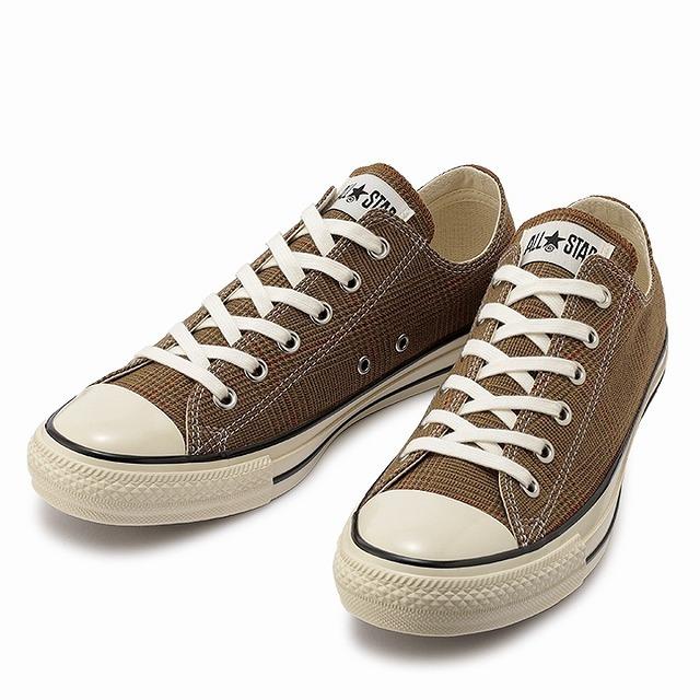 コンバース　グレンチェック　モノトーン コンバース CONVERSE オールスター グレンチェック OX （グレー