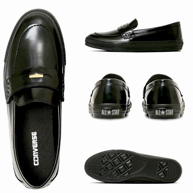CONVERSE ALL STAR COINLOAFER ブラック 25 CONVERSE スニーカー ALL STAR COINLOAFER（コンバース