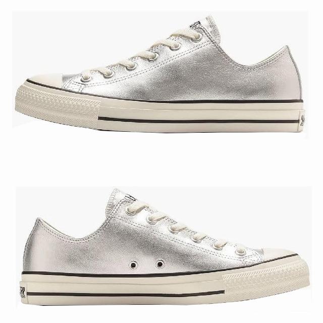 メンズ レディースローカットスニーカー コンバース converse CONVERSE レザー オールスター (R) OX シルバー LEATHER (R) OX SILVER｜marm-shopping0105｜03