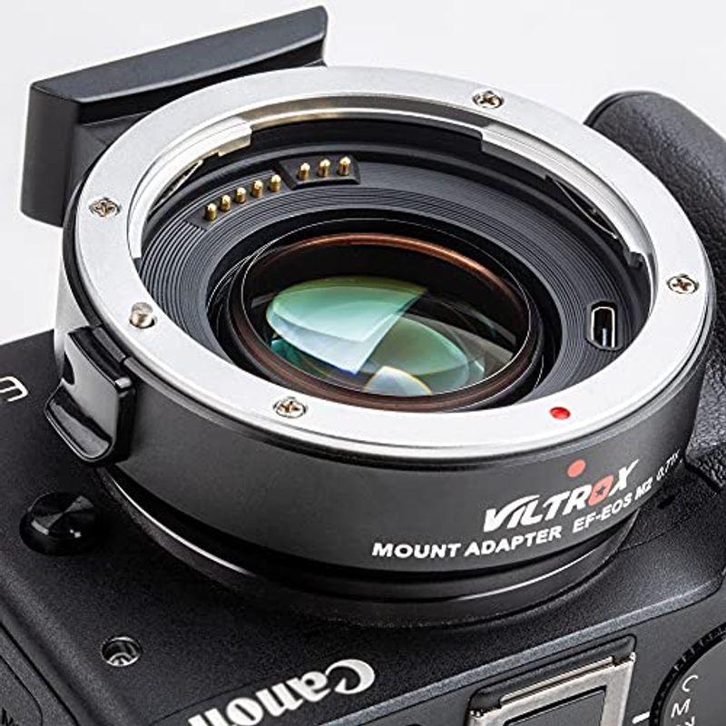 卓出 VILTROX EF-EOS M2 電子マウントアダプター 0.71x スピード
