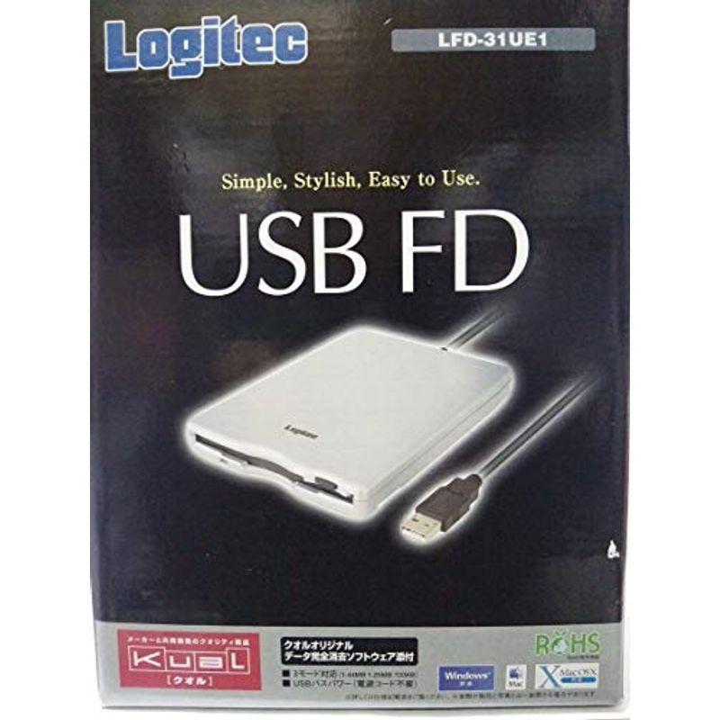 ロジテック USB接続3.5インチフロッピーディスクドライブ LFD-31UE1