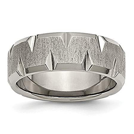 ICE CARATS チタン ベベルエッジ ノッチ付き 8mm つや消し ...