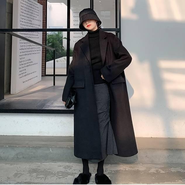 マキシ丈コート ロングコート チェスターコート アウター コート ジャケット レディース 秋 冬 10代 代 30代 40代 超ロング丈 ロング シングル Db0395 Marmelo Sunnyday 通販 Yahoo ショッピング