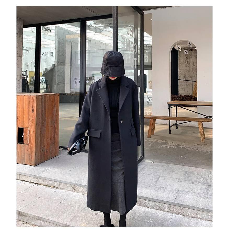 マキシ丈コート ロングコート チェスターコート アウター コート ジャケット レディース 秋 冬 10代 代 30代 40代 超ロング丈 ロング シングル Db0395 Marmelo Sunnyday 通販 Yahoo ショッピング