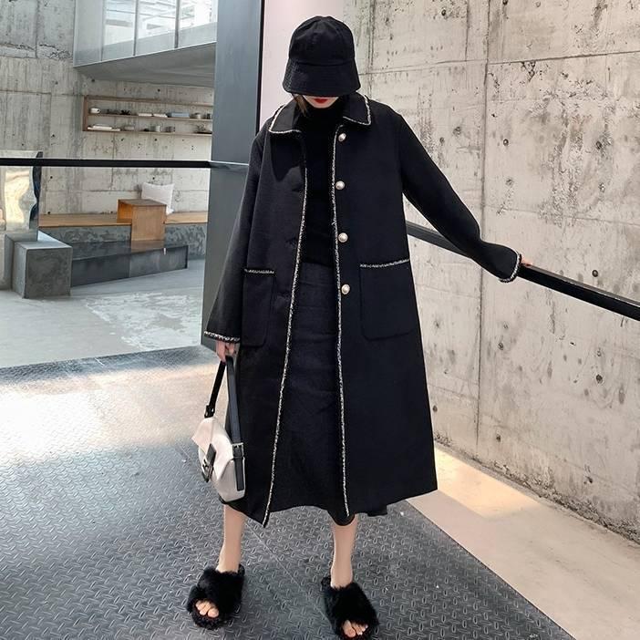 ミディアムコート ロングコート きれいめ コート アウター コート ジャケット レディース 秋 冬 10代 代 30代 40代 黒 無地 ミドル丈 膝丈 Db0398 Marmelo Sunnyday 通販 Yahoo ショッピング