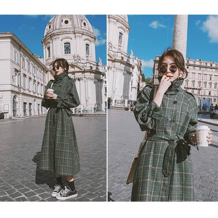 チェックコート ロングコート おしゃれ きれいめ チェック柄 アウター コート 上着 ジャケット レディース コーデ 10代 代 30代 40代 秋 冬 Db0470 Marmelo Sunnyday 通販 Yahoo ショッピング