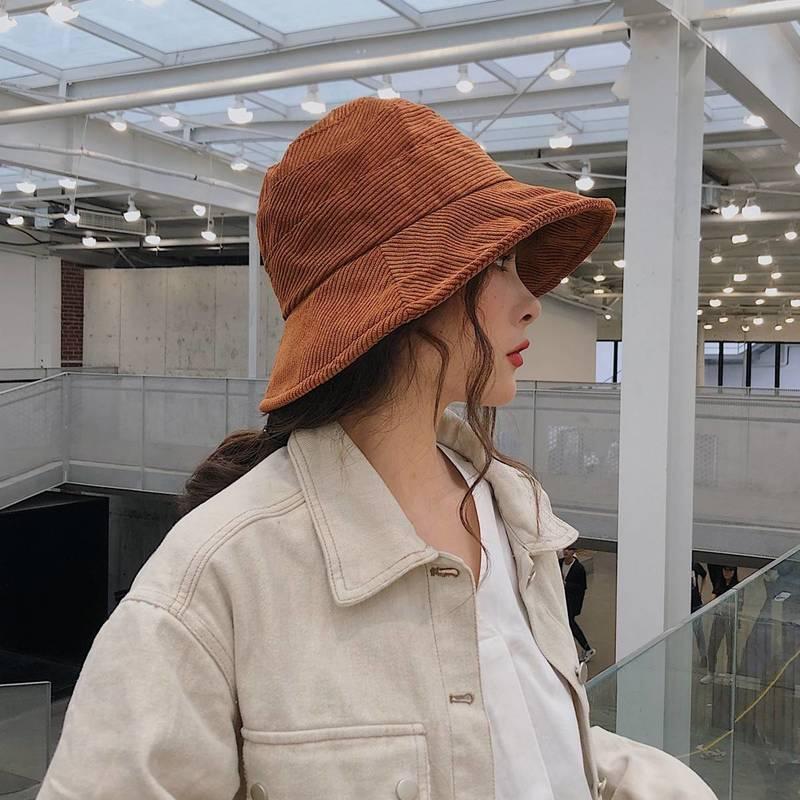 ハット 帽子 レディース コーデュロイ おしゃれ きれいめ レトロ つばあり 秋 冬 10代 代 30代 40代 50代 大人 カジュアル 暖かい ブラウン 黒 ブラック 白 Db0485 Marmelo Sunnyday 通販 Yahoo ショッピング