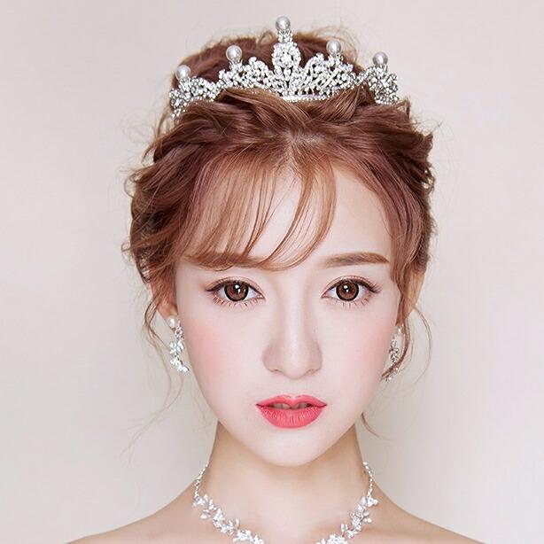 ウェディング ヘッドドレス アクセサリー ティアラ 王冠 クラウン シルバー ゴールド プリンセス かわいい ヘッドアクセ ラインストーン ダイア風 クリスタル ジ Db00 Marmelo Sunnyday 通販 Yahoo ショッピング