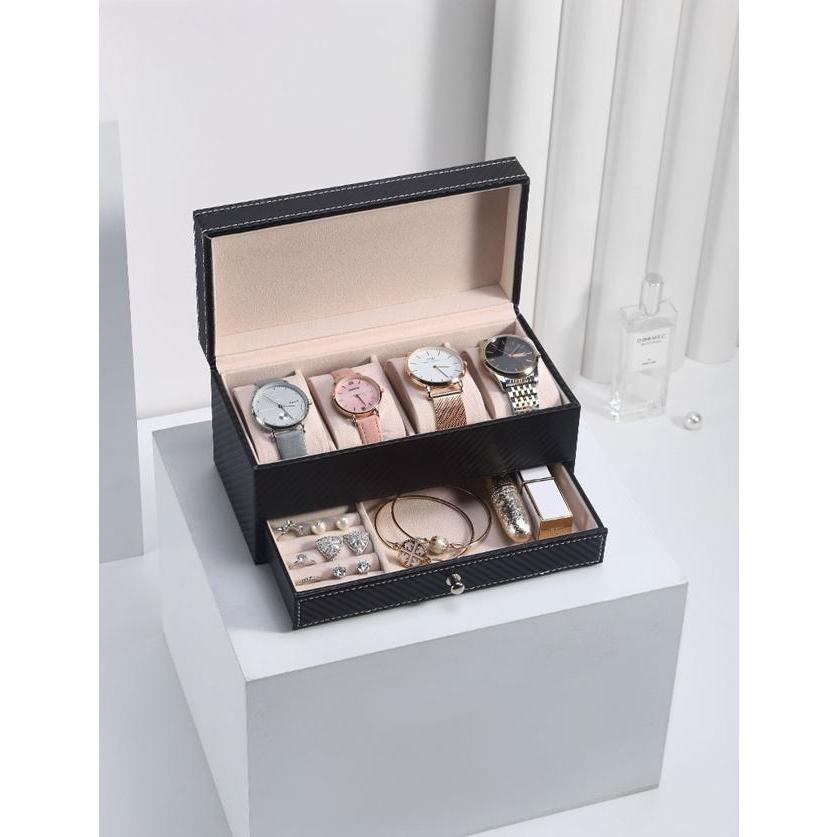 時計 ケース ジュエリーボックス 可愛い ウォッチケース アクセサリー 収納 ケース 引き出し おしゃれ 持ち運び ジュエリーケース 化粧箱 アクセサリーケース Db0900 Marmelo Sunnyday 通販 Yahoo ショッピング