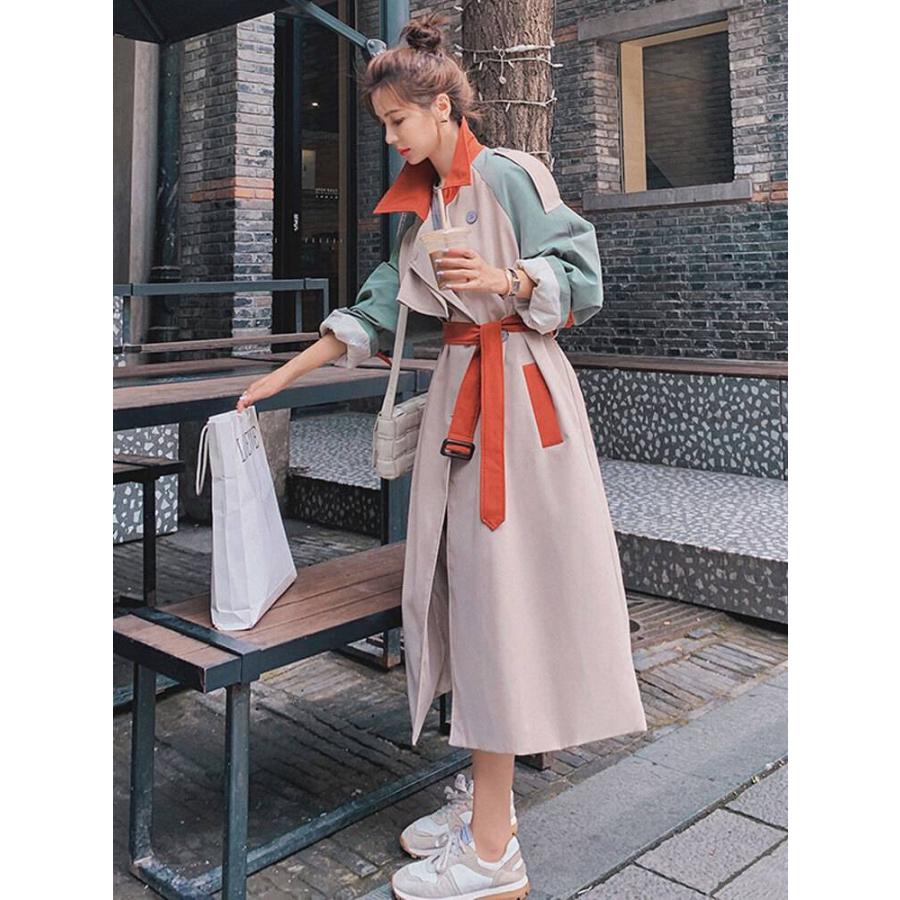 アウター レディース コート ロング トレンチコート 切り替え バイカラー 秋カラー ベイクドカラー きれいめ 大人可愛い おしゃれ 個性的 大人カジュアル 長袖 Db1092 Marmelo Sunnyday 通販 Yahoo ショッピング