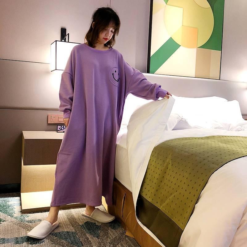 ルームウェア レディース もこもこ かわいい ワンピース パジャマ 秋 冬 ニコちゃん カジュアル 寝巻き 部屋着 ホームウェア もこもこ フリース 大きいサイズ Xl Db1257 Marmelo Sunnyday 通販 Yahoo ショッピング