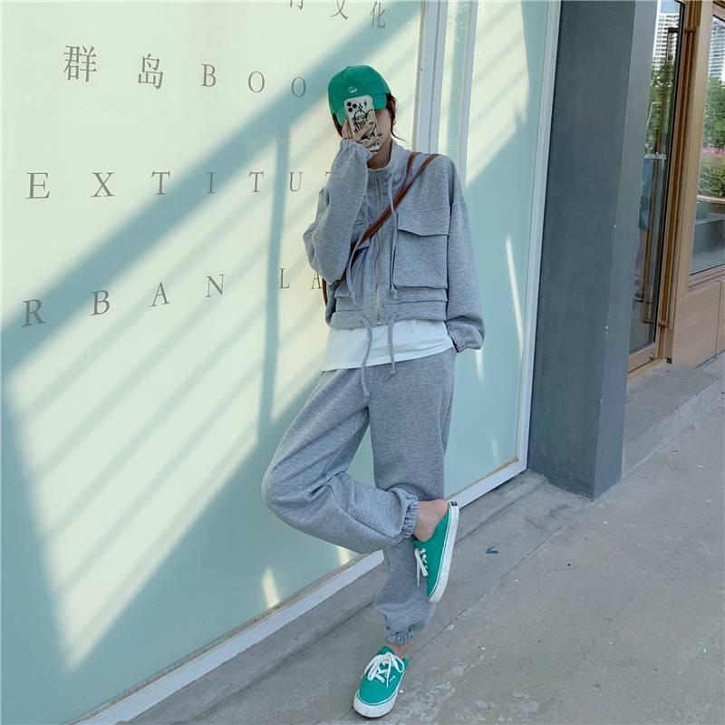 セットアップ レディース 上下セット グレー かっこいい おしゃれ 大人可愛い プルオーバー ジャージ スウェット パンツ 2点セット ツーピース ジョガーパンツ Db13 Marmelo Sunnyday 通販 Yahoo ショッピング