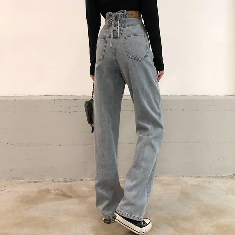 デニムパンツ レディース ジーンズ ジーパン バックシャン おしゃれ かっこいい パンツ ズボン ボトムス カジュアル ワイドパンツ ストレートパンツ Db1411 Marmelo Sunnyday 通販 Yahoo ショッピング