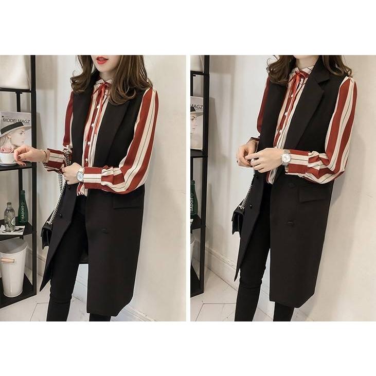 ベスト ジレ ロングジレ トップス レディース ノースリーブ ジャケット 大きいサイズ Xl 2xl 3xl 4xl 春 秋 袖なし ロング丈 おしゃれ 大人可愛い かっこいい Db1481 Marmelo Sunnyday 通販 Yahoo ショッピング