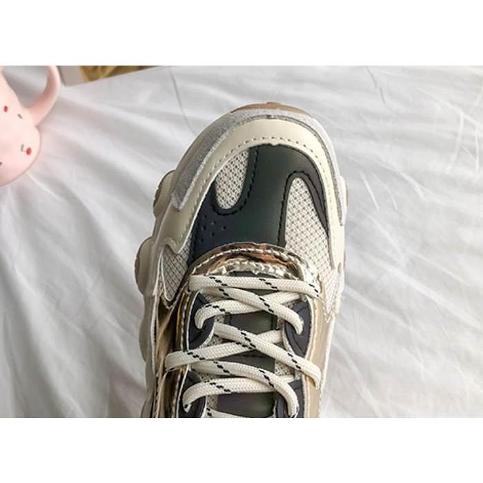 シューズ レディース 靴 クツ くつ スニーカー 紐靴 ダッドスニーカー ボリュームスニーカー 厚底 フラット かわいい 大人可愛い おしゃれ ルーズ レトロ 正規販売店