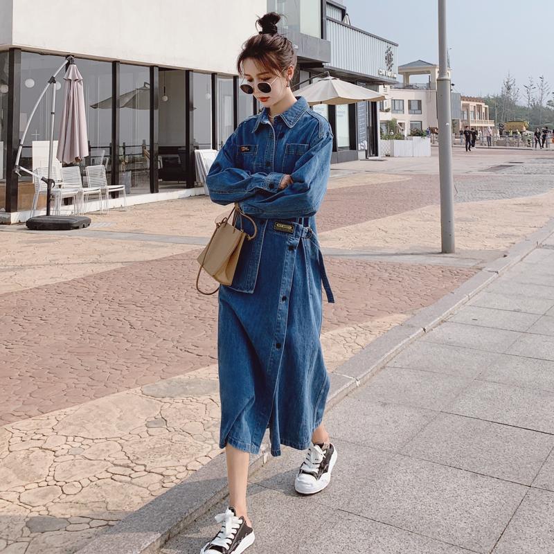 ロングコート デニムコート デニムワンピース 2way かっこいい アシンメトリー 個性的 アウター ワンピース レディース デニムブルー 長袖 大人可愛い おしゃれ Db1785 Marmelo Sunnyday 通販 Yahoo ショッピング