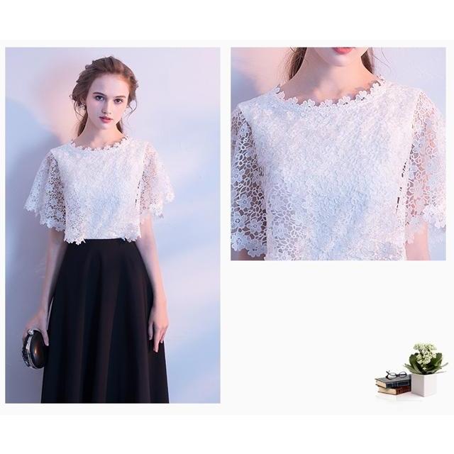 パーティードレス ロング 黒 おしゃれ かっこいい 結婚式 お呼ばれ ドレス ロングドレス 演奏会 発表会 大きいサイズ フォーマル バイカラー レース 二の腕カバ No1939 Marmelo Sunnyday 通販 Yahoo ショッピング