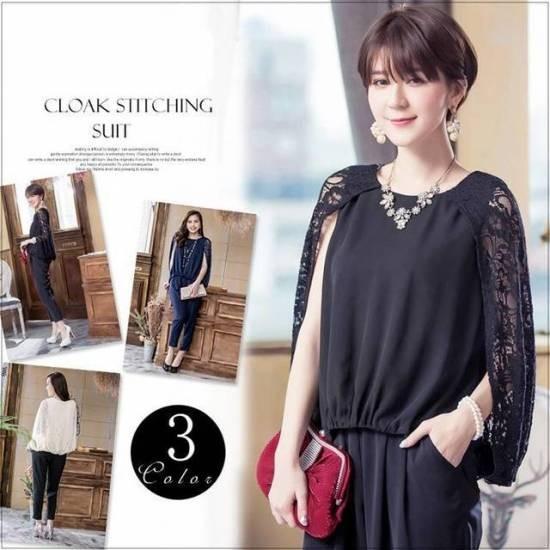 パーティードレス パンツ パンツドレス かっこいいパンツドレス 結婚式 お呼ばれドレス パンツ 黒レース ワンピース レース 結婚式 パンツドレス かっこいい No5 Marmelo Sunnyday 通販 Yahoo ショッピング