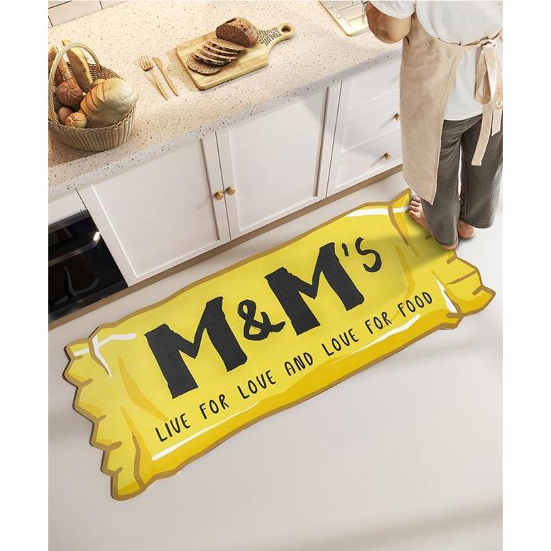 キッチンマット フロアマット インテリア マット エントランス 玄関 大きいサイズ 横長 ポップ カジュアル インスタ映え おしゃれ 可愛い かっこいい 遊び心 チ Rm0016 Marmelo Sunnyday 通販 Yahoo ショッピング