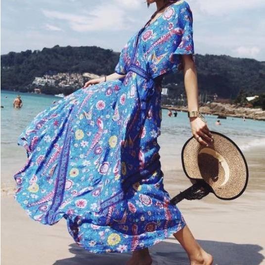 ロングワンピース ワンピース ロング丈 マキシワンピース 夏ワンピース 夏 リゾート リゾートワンピ ドレスワンピース ワンピドレス花柄 韓国 レディース ファ St0344 Marmelo Sunnyday 通販 Yahoo ショッピング