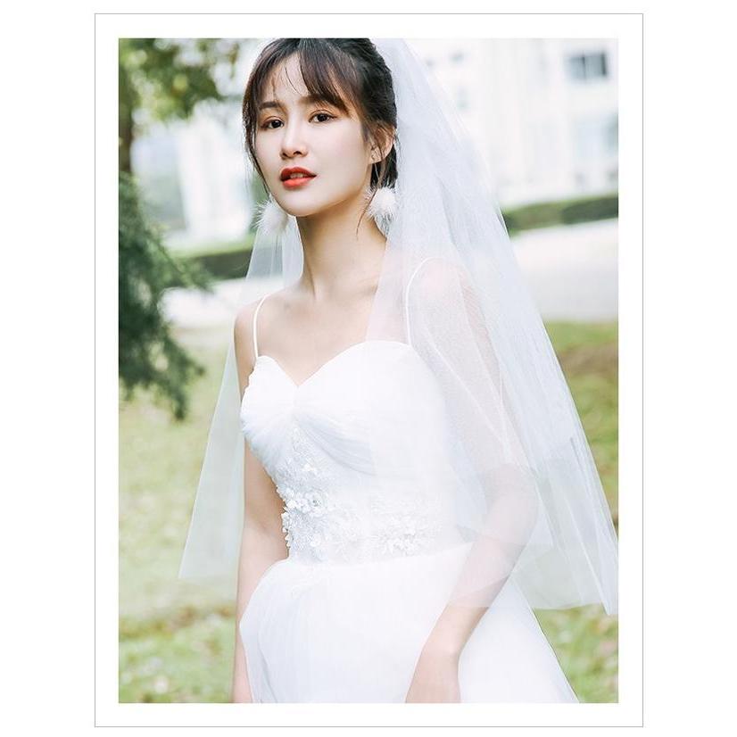 新版 ウェディングドレス 二次会 花嫁ドレス 結婚式 ドレス パーティードレス Aライン 大人 シンプル 無地 おしゃれ きれいめ ナチュラル カジュアル レトロ 大きいサイズ Xl 2xl 海外挙式 カジュアルウェディング リゾートウェディング ブライダル ドレス Vネック ロング