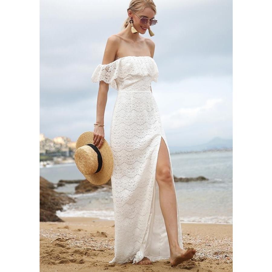 ウェディングドレス 二次会 花嫁ドレス 結婚式 ドレス ワンピース パーティードレス マーメイド 大人 シンプル おしゃれ きれいめ ナチュラル カジュアル レかっ Wd0060 Marmelo Sunnyday 通販 Yahoo ショッピング