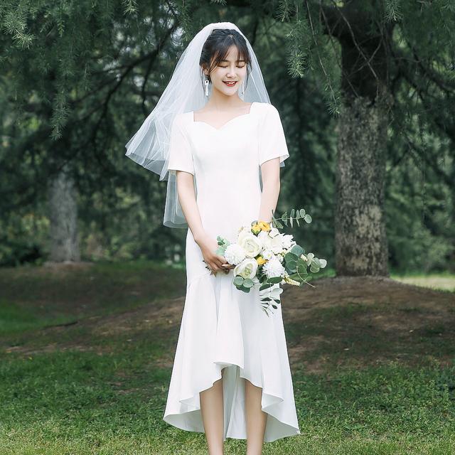 ウェディングドレス フィッシュテール 花嫁 ロングドレス 結婚式 ウェディングドレス フィッシュテール 花嫁 ロングドレス 結婚式
