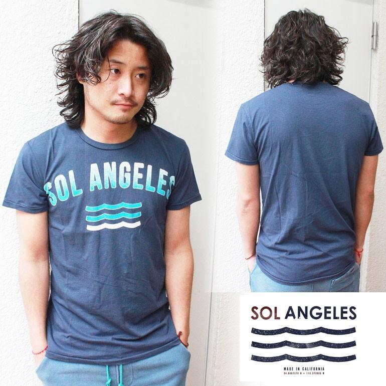 SOL ANGELES　ソル・エンジェルス Tシャツ メンズ 半袖　ネイビー | SOL ANGELS | 01