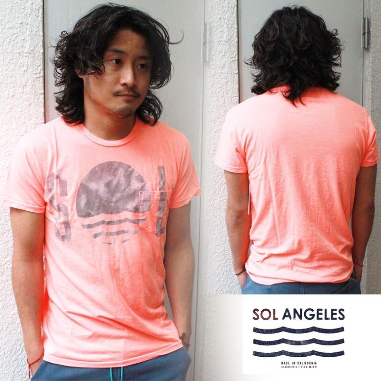 SOL ANGELES　ソル・エンジェルス Tシャツ メンズ 半袖　オレンジ | SOL ANGELS | 01