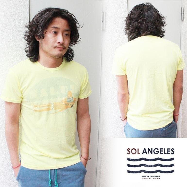SOL ANGELES　ソル・エンジェルス Tシャツ メンズ 半袖　イエロー | SOL ANGELS | 01